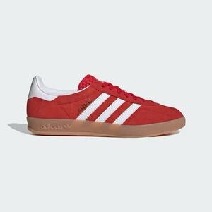 adidas Gazelle Red and White Sneakers